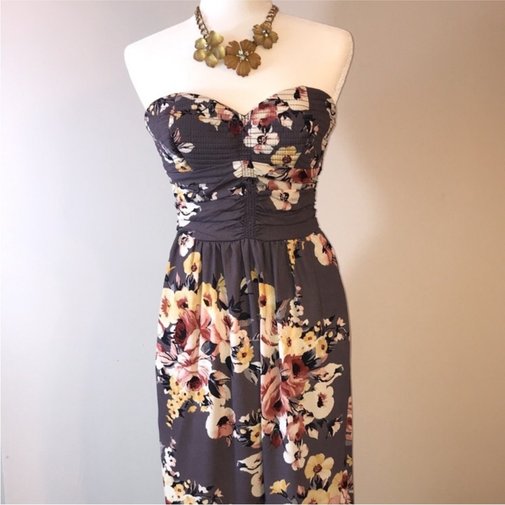 Xhilaration Floral Jumpsuit
